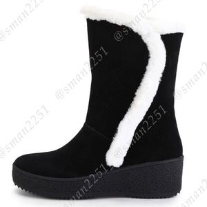 BNIB! Women's Black Winter Boots with White Trim BNIB!